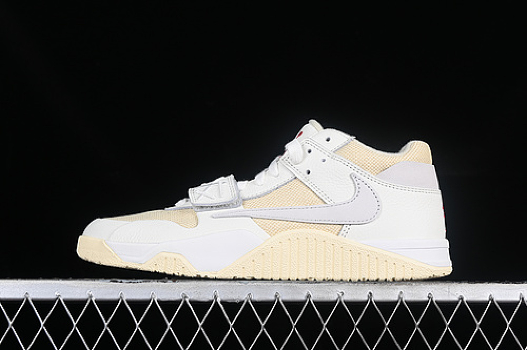 Jordan [FZ8117-003]-[TRAVIS SCOTT JORDAN CUT THE CHECK AJ1 WHITE/GREY]-[WOMAN:36-39]-[MAN:40-47.5], photo 1