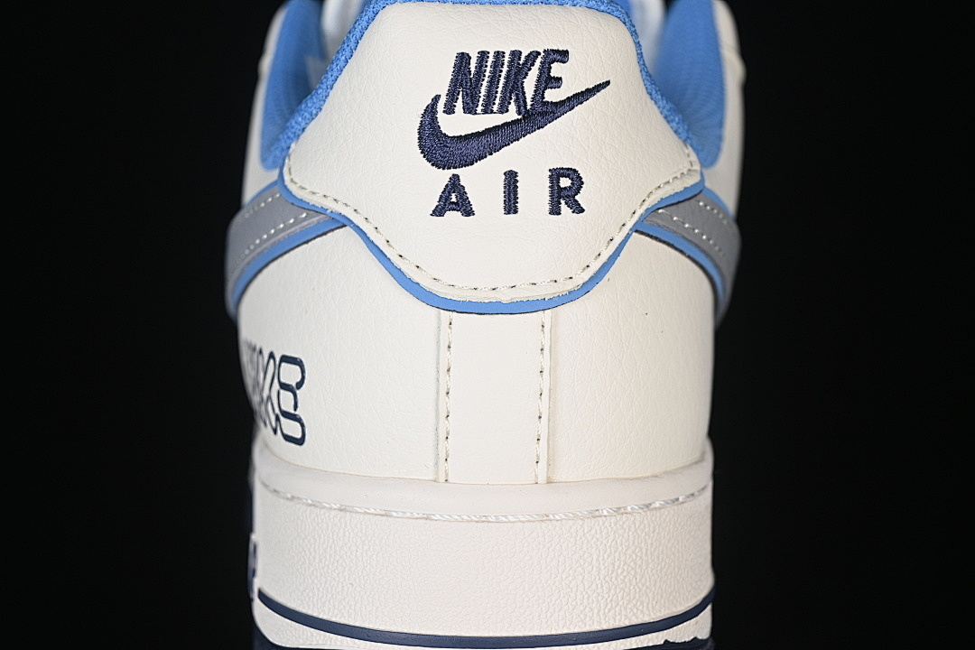 Nike [JP8028-067]-[AIR FORCE 1'07 LOW BEIGE/NAVY BLUE]-[WOMAN:36-39]-[MAN:40-45] - Image 7