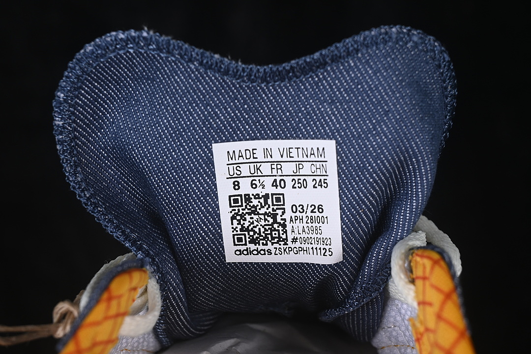 Unbranded [LA3985]-[OG J TOY STORY CLOVER CASUAL BOARD SHOES NAVY BLUE/ORANGE]-[WOMAN:36-39]-[MAN:40-45] - Image 5