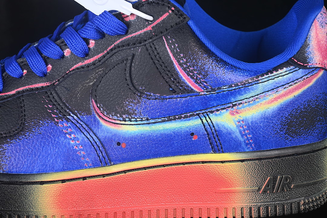 Nike [IB6834-001]-[AIR FORCE 1 07 LOW CASUAL SNEAKERS DARK BLUE/BLACK]-[WOMAN:36-39]-[MAN:40-45] - Image 7