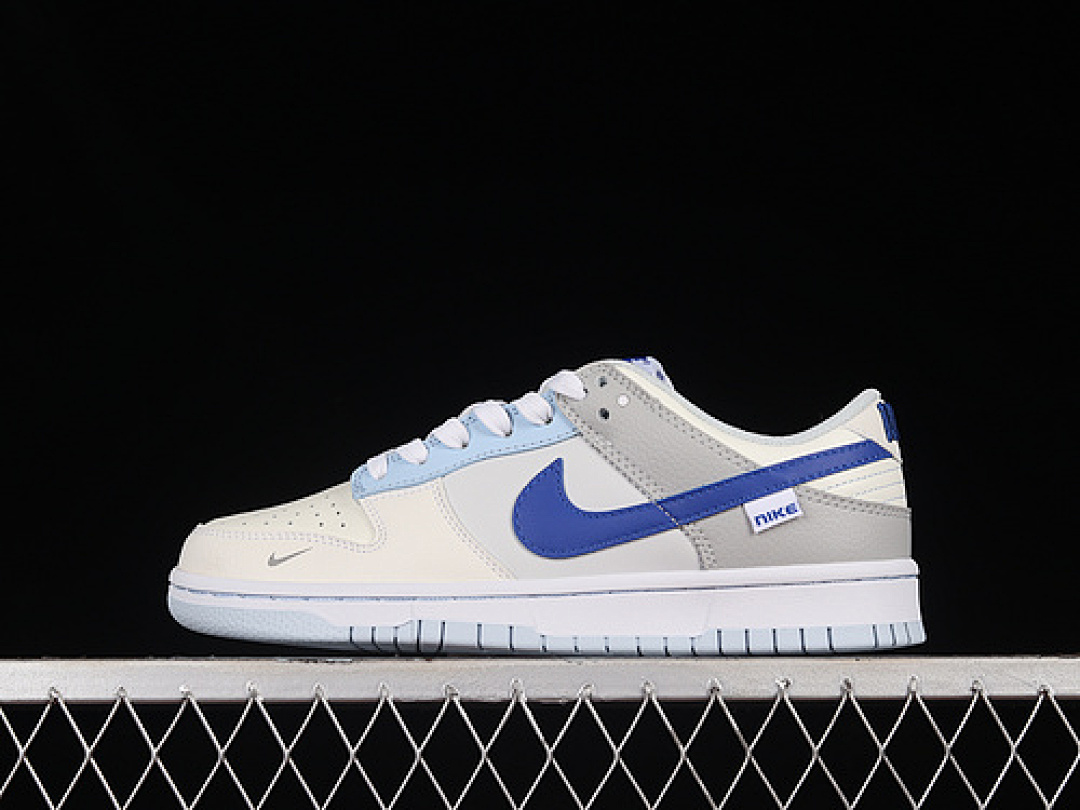 Unbranded [FB1843-141]-[SB DUNK LOW JUST STITCH IT IVORY/WHITE/PHOTON DUST/HYPER ROYAL]-[WOMAN:36-40], photo 1