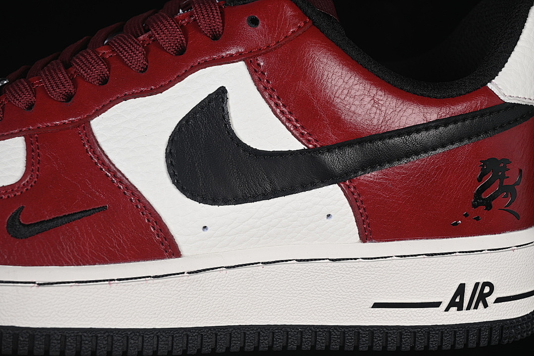 Nike [HF3148-102]-[AIR FORCE 1 07 LOW WHITE/RED/BLACK]-[WOMAN:36-39]-[MAN:40-45] - Image 8