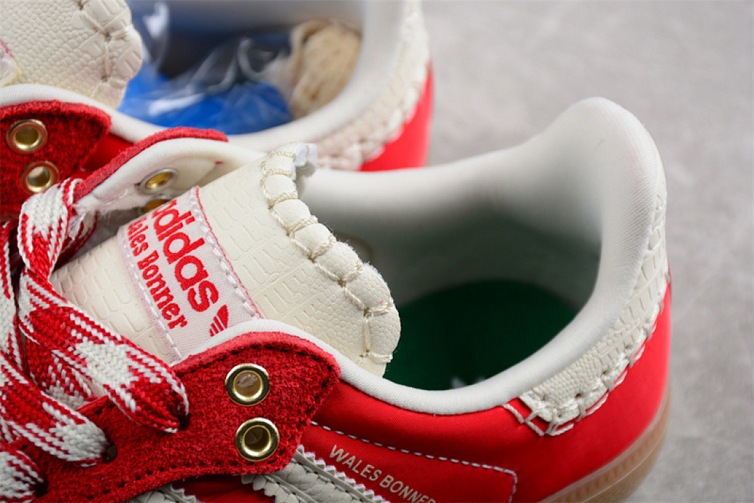 Adidas [GY6612]-[WALES BONNER X SAMBA COLLEGIATE ORANGE/ECRU TINT/COLLEGIATE ORANGE]-[SIZE:28-35] - Image 3