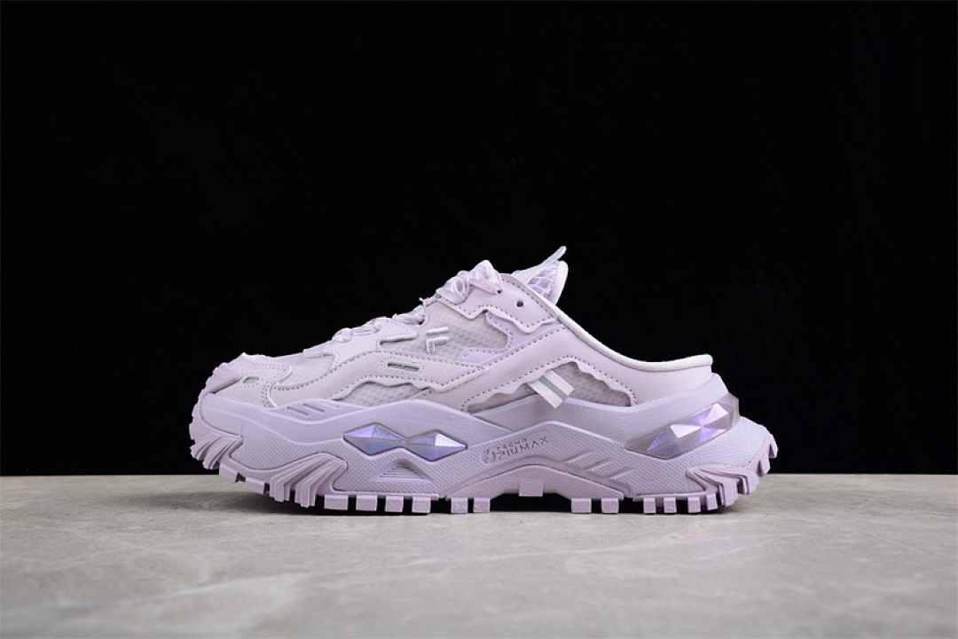 Purple [T12W231301FOH]-[FILA FUSION THICK-BOTTOMED HARD CANDY WITH ONE PEDAL PURPLE]-[WOMAN:35.5-40], photo 1