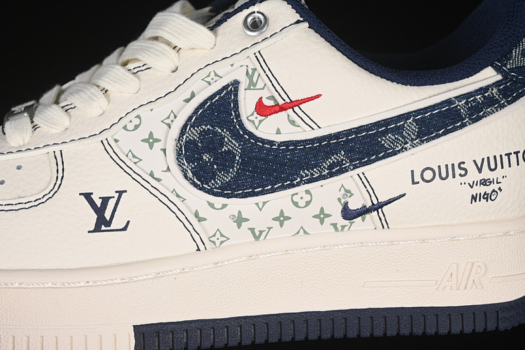 Nike [YX5066-342]-[AIR FORCE 1 07 LOW LV WHITE/BLUE]-[WOMAN:36-39]-[MAN:40-45] - Image 8