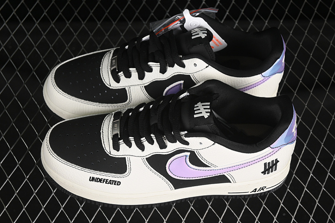 Nike [SC9207-528]-[AIR FORCE 1 07 LOW UN WHITE/BLACK/PURPLE]-[WOMAN:36-39]-[MAN:40-45] - Image 11