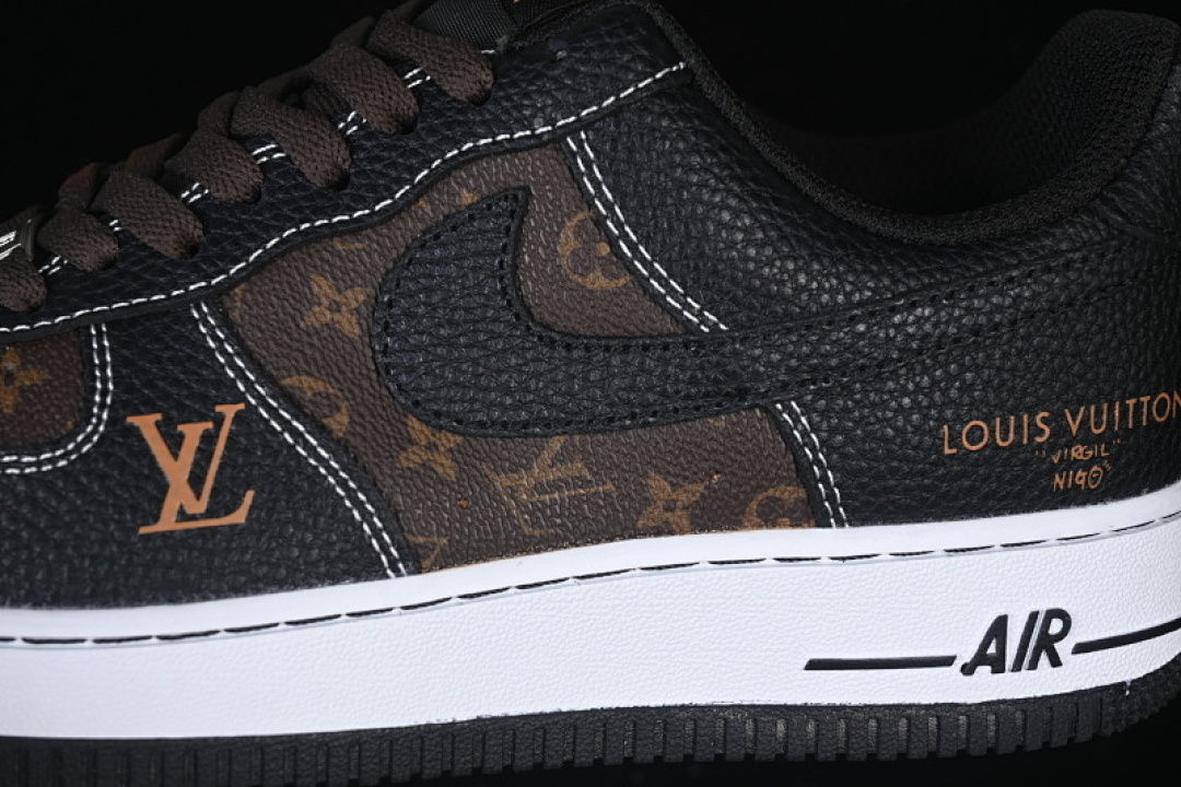 Nike [CZ3986-002]-[AIR FORCE 1 07 LOW LV BLACK/BROWN/WHITE]-[WOMAN:36-39]-[MAN:40-45] - Image 8