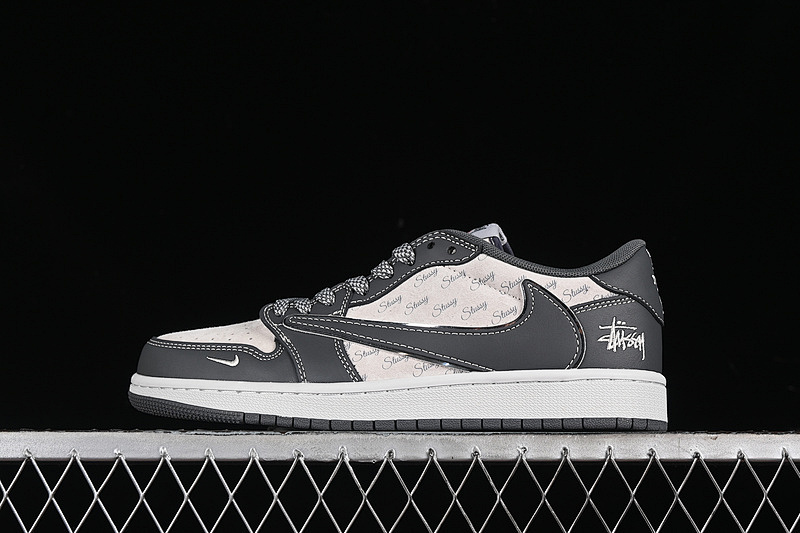 Jordan TRAVIS SCOTT X FRAGMENT DESIGN AIR Jordan 1 LOW OG SP WHITE/GREY/BLACK · XZ3398-003, photo 1