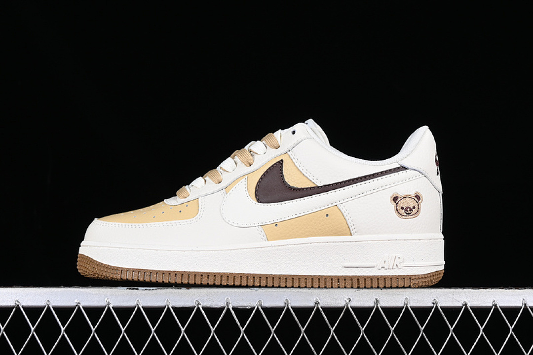 Nike [CC2569-011]-[AIR FORCE 1 07 LOW WHITE/BROWN/OFF WHITE]-[WOMAN:36-39]-[MAN:40-45], photo 1