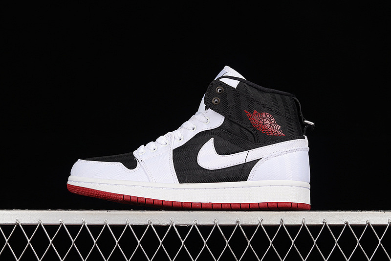 Jordan AIR Jordan 1 MID SE UTILITY BLACK/GYM RED/WHITE · DD9338-016, photo 1