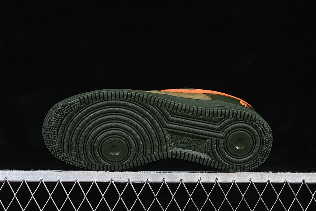 Nike [XY9025-010]-[AIR FORCE 1 07 LOW GREEN/ORANGE]-[WOMAN:36-39]-[MAN:40-45] - Image 15