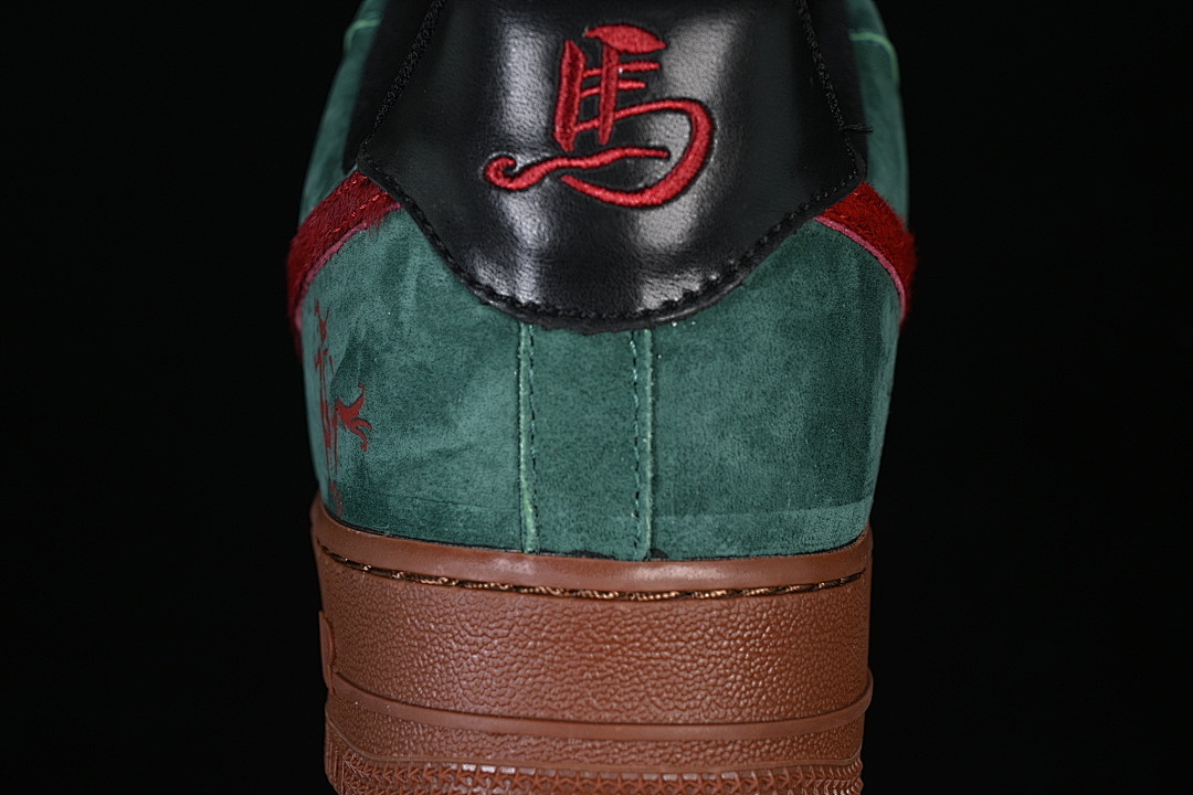 Nike [XY9025-006]-[AIR FORCE 1 07 LOW CASUAL SNEAKERS BROWN/GREEN/RED]-[WOMAN:36-39]-[MAN:40-45] - Image 7