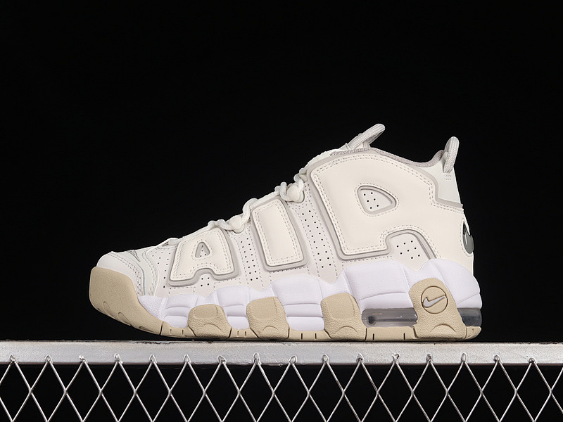Nike Nike AIR MORE UPTEMPO GS PHANTOM/WHITE/SAND DRIFT/LIGHT IRON ORE · DM1023-001, photo 1