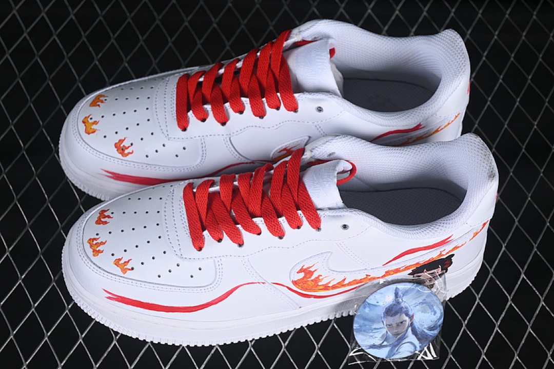 Nike [CW2288-111]-[AIR FORCE 1 07 LOW WHITE/RED]-[WOMAN:36-39]-[MAN:40-45] - Image 11