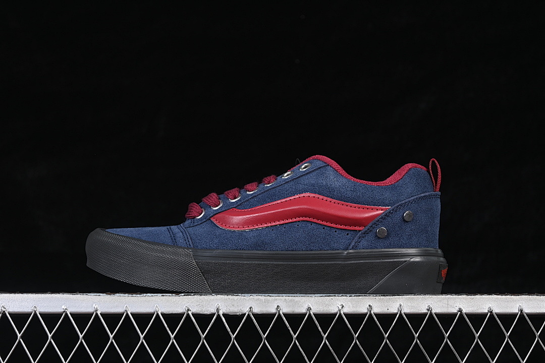 Unbranded [VN009QCBDAK]-[LOW TOP CASUAL SNEAKERS BLACK/NAVY BLUE/WINE RED]-[WOMAN:35-39]-[MAN:40-44], photo 1