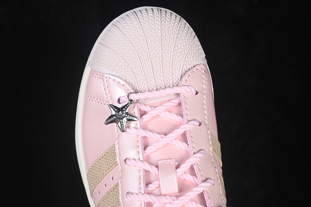 Unbranded [LB9764]-[SUPERSTAR II SHELL TOE CASUAL SNEAKERS PEARL LIGHT PINK/PINK]-[WOMAN:35-39]-[MAN:40] - Image 9