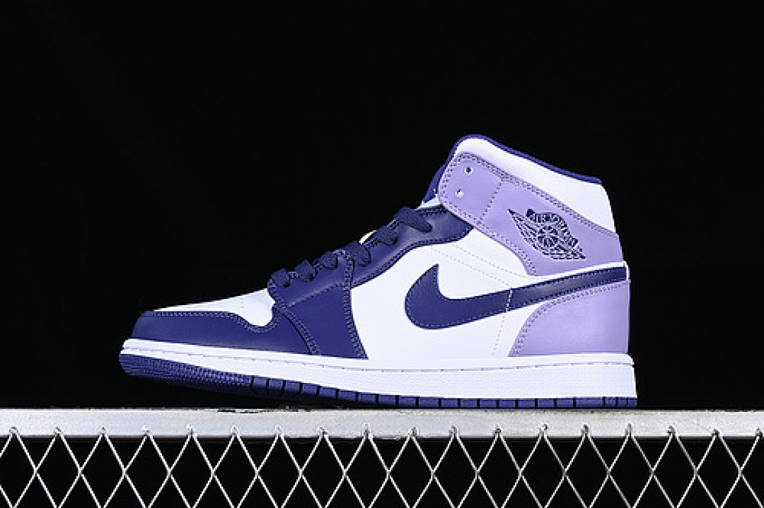 Jordan AIR Jordan 1 MID WHITE/PURPLE/BLUE · DQ8426-515, photo 1