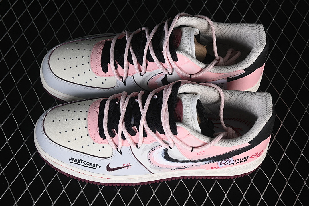 Nike [FB1839-125]-[AIR FORCE 1 07 LOW WHITE/GREY/PINK]-[WOMAN:36-39]-[MAN:40-45] - Image 11
