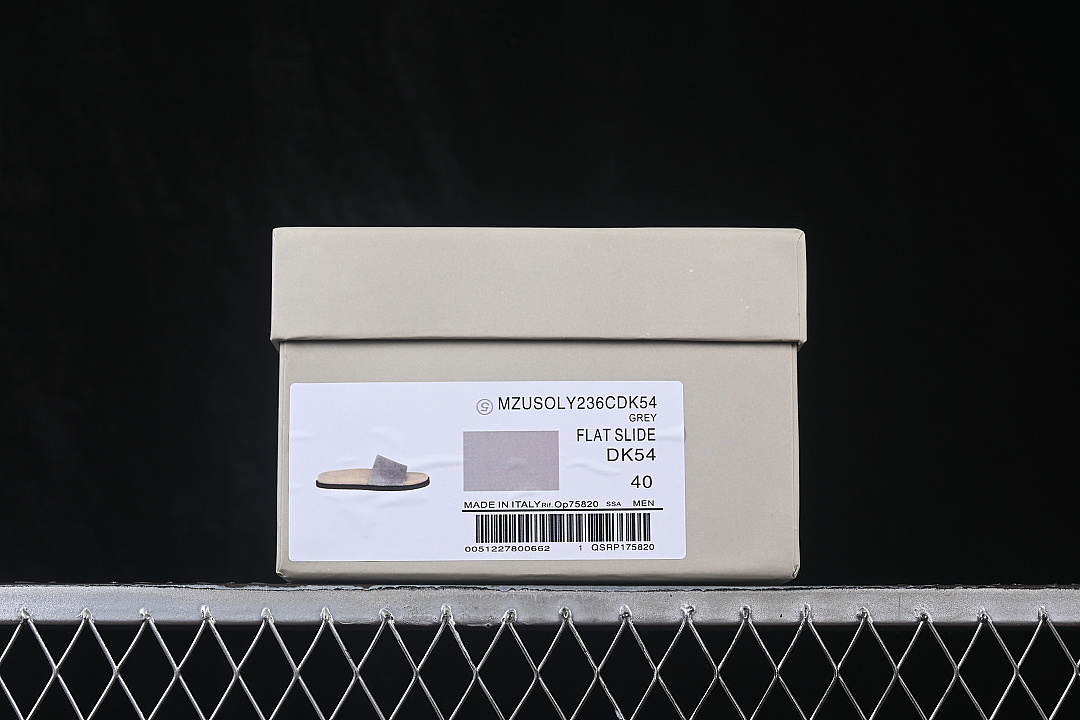 Unbranded [MZUSOLY236CDK54]-[BRUNELLO CUCINELLI FLIP FLOPS LIGHT GRAY/GREY]-[WOMAN:39]-[MAN:40-45] - Image 9