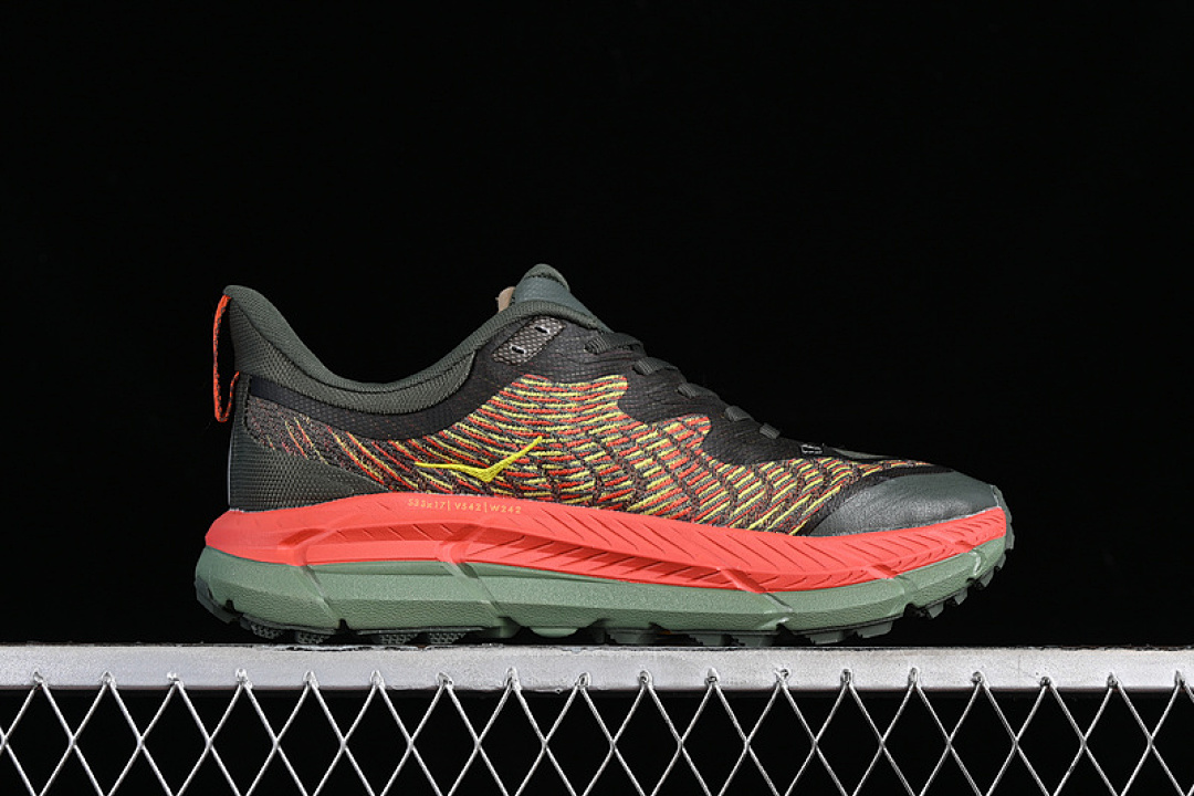 Hoka [1129930 IFST]-[HOKA ONE MAFATE SPEED 4 GREEN/ORANGE]-[WOMAN:36-39]-[MAN:40-45] - Image 16