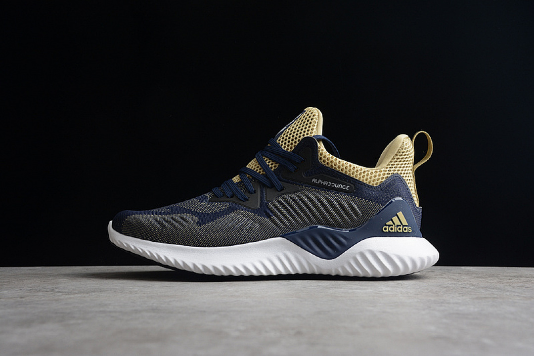 Unbranded [F36827]-[ALPHABOUNCE BEYOND SHOES CORE BLACK/NAVY BLUE/GOLD]-[MAN:39-45], photo 1