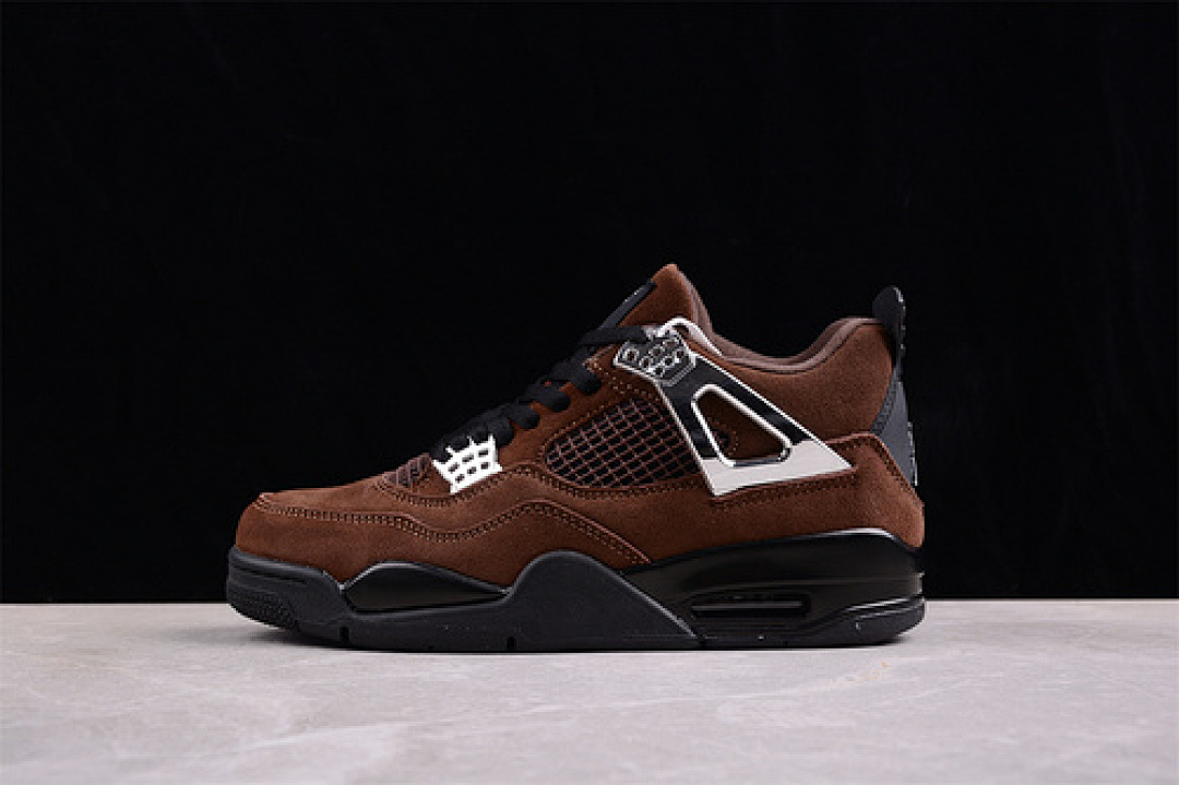Jordan AIR Jordan 4 RETRO SLIVER/BROWN/BLACK · AQ9129-002, photo 1