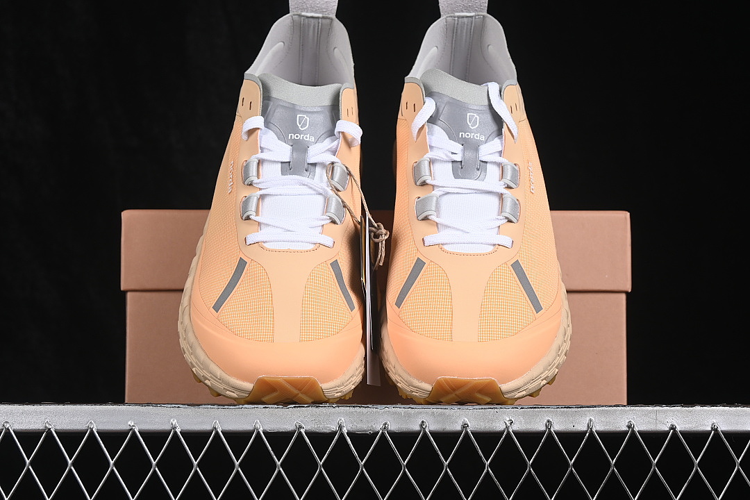 Norda [WEAR-RESISTANT CASUAL RUNNING SHOES ORANGE/GREY/ORANGE]-[WOMAN:36-39]-[MAN:40-45] - Image 14