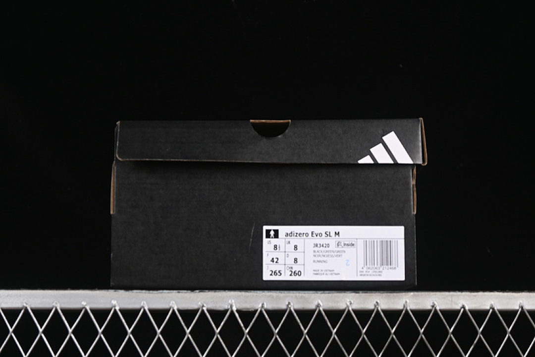 Adidas [ JR3420]-[ADIZERO EVO SL CORE BLACK/LUCID LEMON/IRON METALLIC]-[WOMAN:36-39]-[MAN:40-45] - Image 12