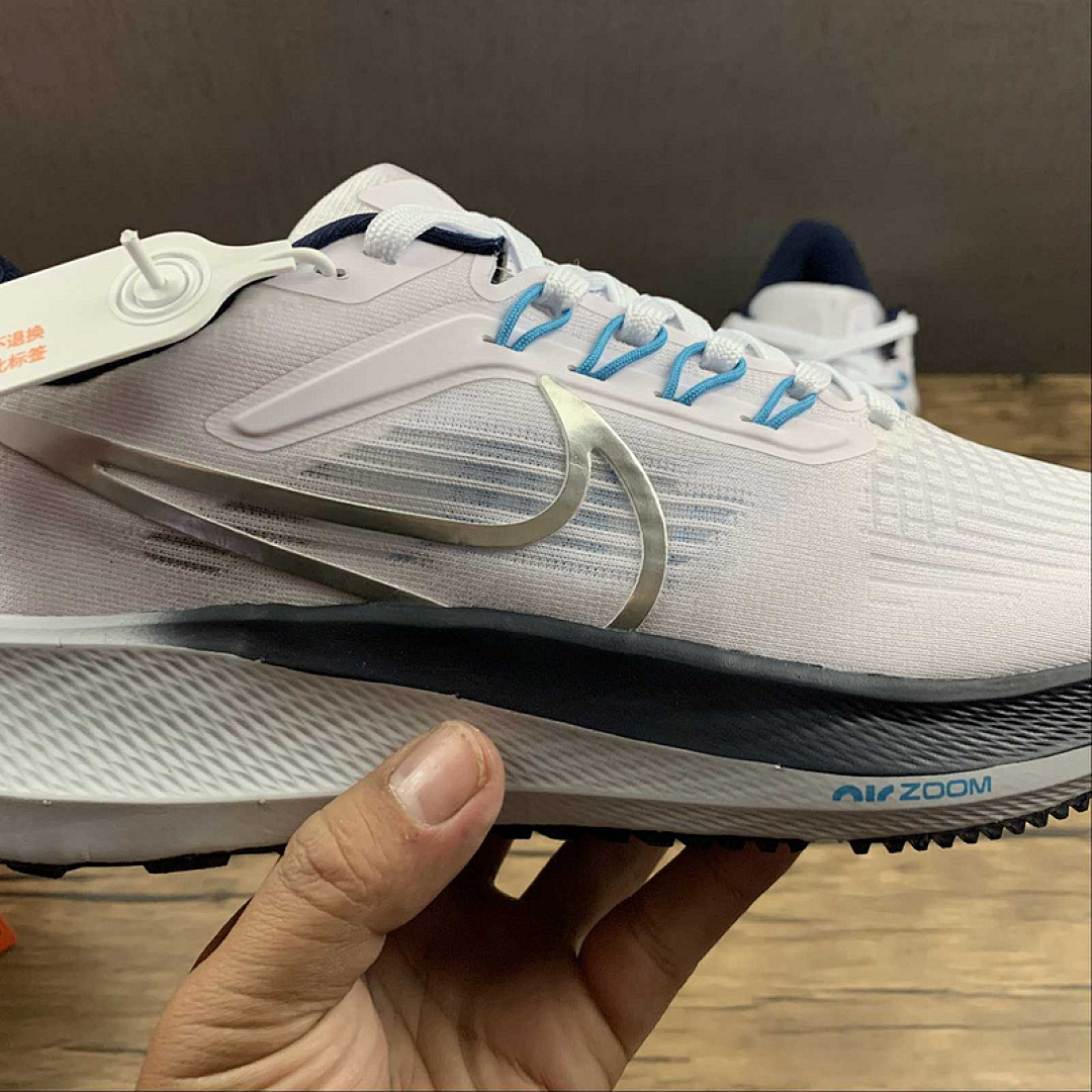 Nike [DH4071-105]-[AIR ZOOM PEGASUS 39 WHITE/SILVER/BLUE]-[MAN:39-45] - Image 7