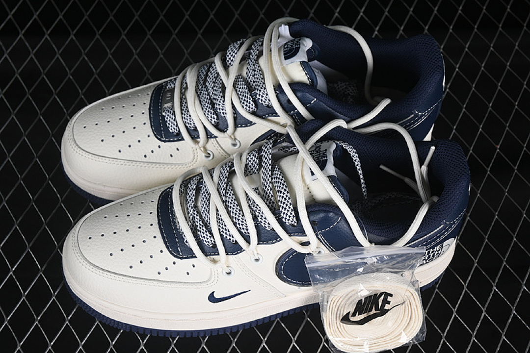 Nike [SJ1198-107]-[AIR FORCE 1 07 LOW OFF WHITE/BLUE]-[WOMAN:36-39]-[MAN:40-45] - Image 11
