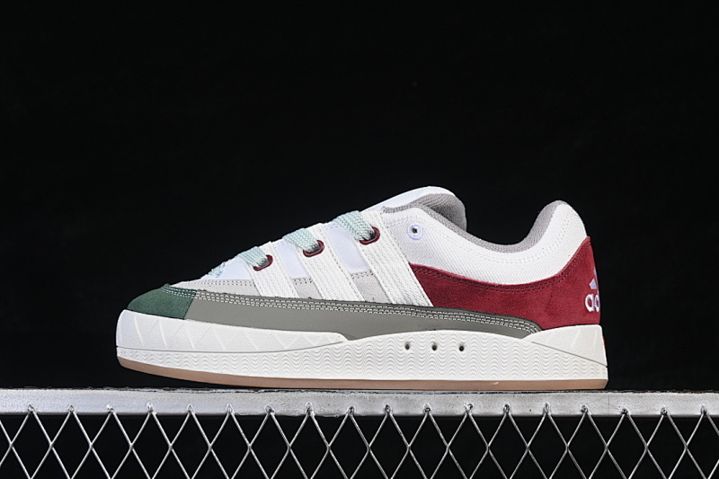 SHARK BREAD CASUAL SHOES DARK GREEN/RED/WHITE/GREY · IH3264, photo 1
