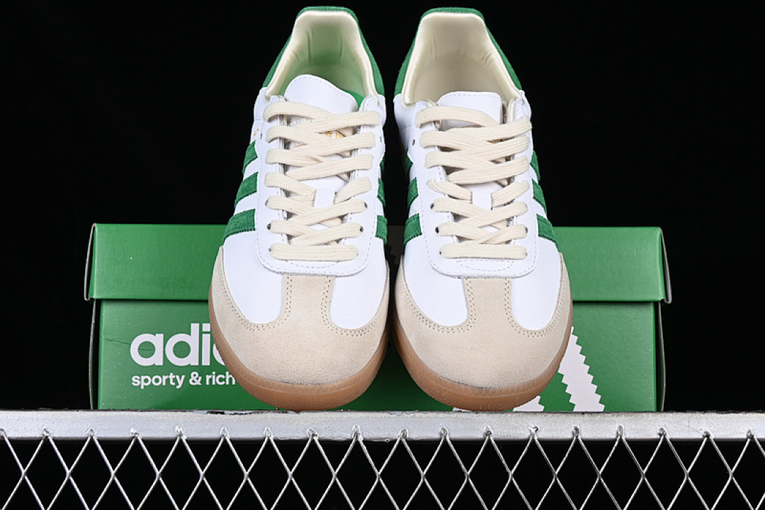 Adidas [HQ6075]-[ADIDAS SAMBA OG SPORTY&RICH WHITE/GREEN/BROWN]-[WOMAN:36-39]-[MAN:40-45] - Image 13
