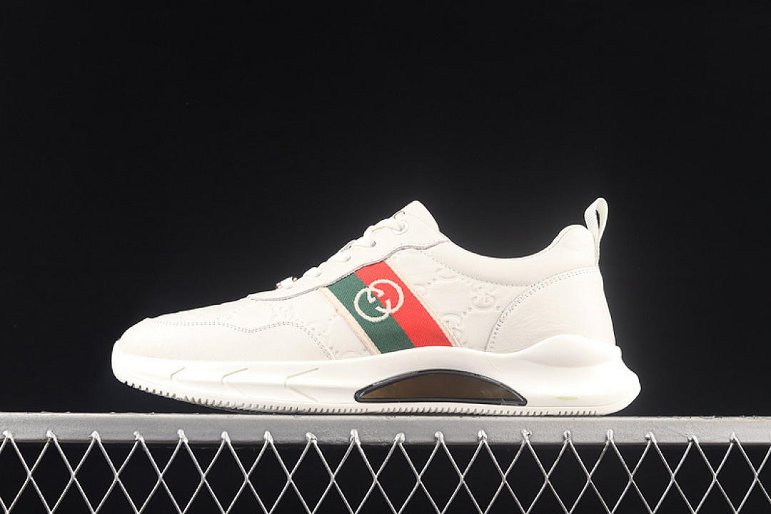 Gucci [GU*CCI SCREENER GG LOW-TOP SNEAKER WHITE/BLUE/RED-GOLD]-[MAN:38-44], photo 1