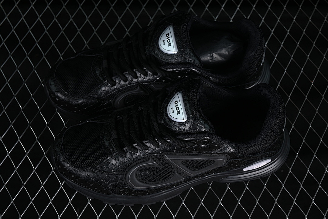 Dior [RUBBER CASUAL SPORTS SHOES BLACK/BLACK/BLACK]-[WOMAN:35-39]-[MAN:40-46] - Image 12