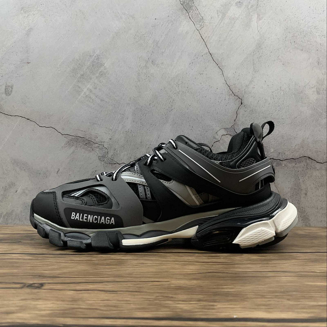 Unbranded [BA*LEN*CIAGA TRACK 2.0 SNEAKER BLACK/GREY/WHITE]-[WOMAN:35-39]-[MAN:40-46], photo 1