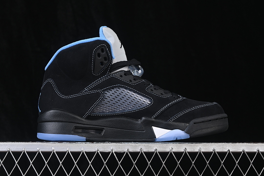 Unbranded [DD0587-008]-[JORDAN 5 RETRO BLACK/UNIVERSITY BLUE/WHITE]-[WOMAN:36-39]-[MAN:40-48.5] - Image 16