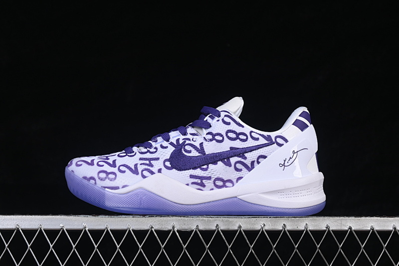 Nike Nike KOBE 8 PROTRO WHITE/COURT PURPLE/WHITE · FQ3549-100, photo 1
