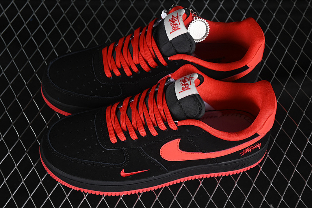 Nike [DF0188-044]-[AIR FORCE 1 07 LOW RED/BLACK]-[WOMAN:36-39]-[MAN:40-45] - Image 11