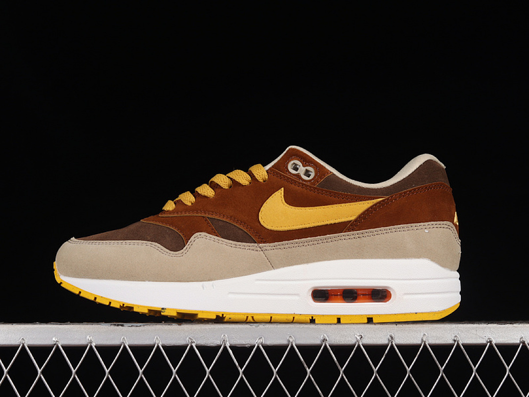 Unbranded [ZD0482-200]-[AIR MAX 1 DAKR BROWN/WINE RED/YELLOW-WHITE]-[WOMAN:36-39]-[MAN:40-47.5], photo 1