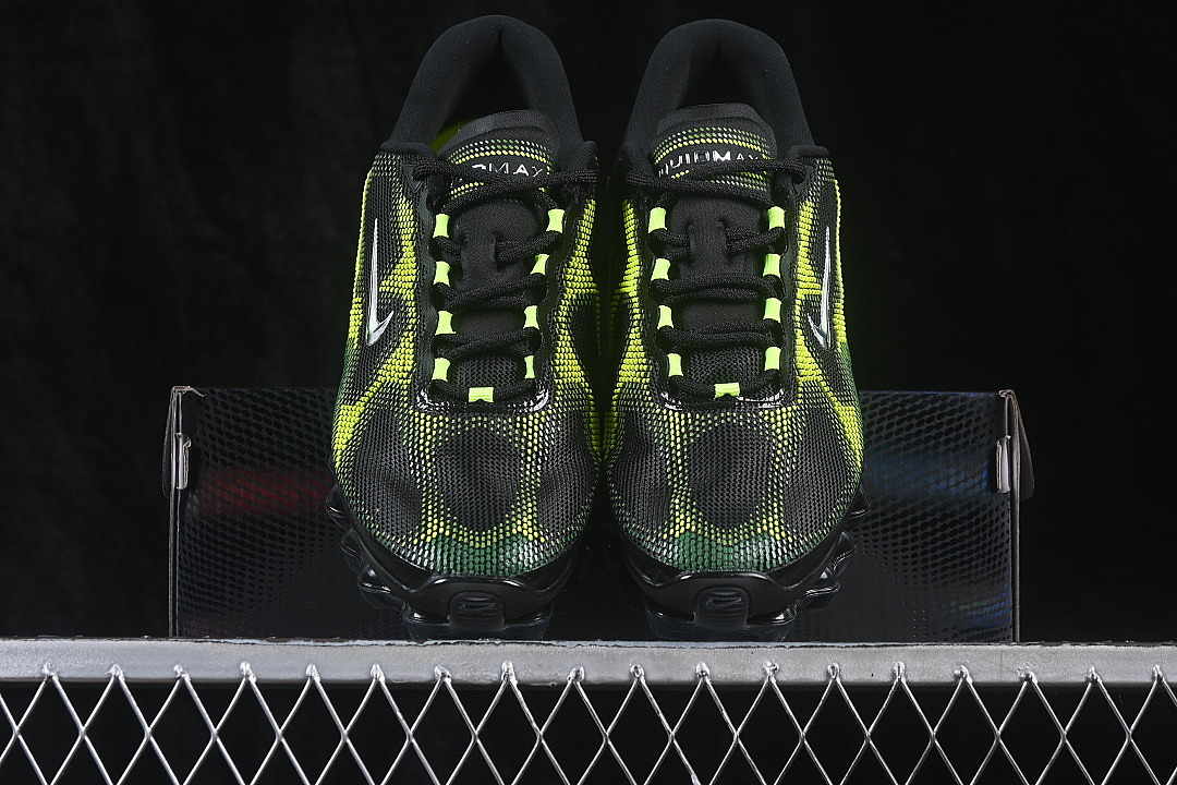Unbranded [IQ7634-001]-[AIR LIQUID MAX AIR CUSHION SHOES GRASS GREEN/BLACK]-[WOMAN:36-39]-[MAN:40-45] - Image 12