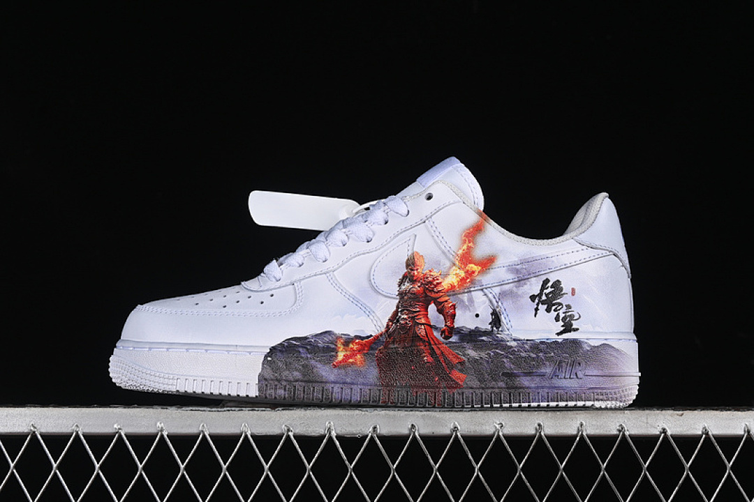Nike [315122-111]-[AIR FORCE 1 07 LOW WHITE/GREY/RED]-[WOMAN:36-39]-[MAN:40-45], photo 1