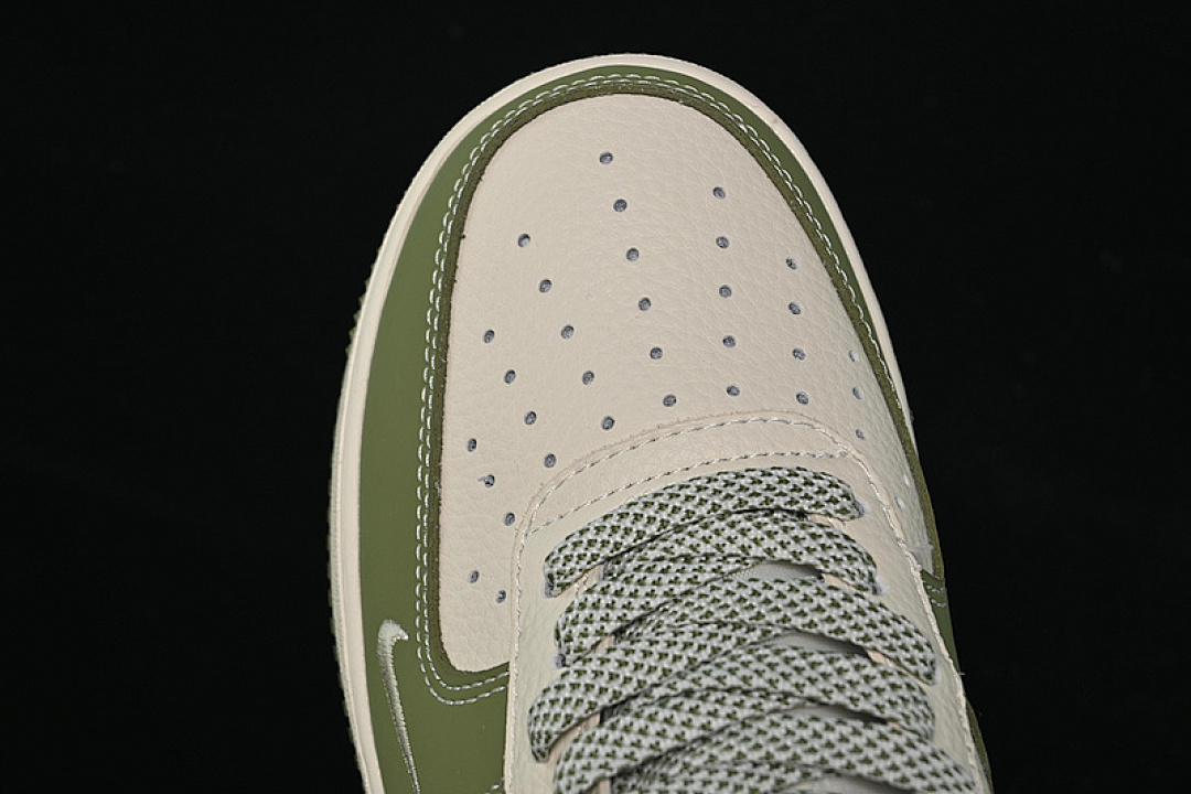 Nike [KK1988-094]-[AIR FORCE 1 07 LOW WHITE/GREY/GREEN]-[WOMAN:36-39]-[MAN:40-45] - Image 10