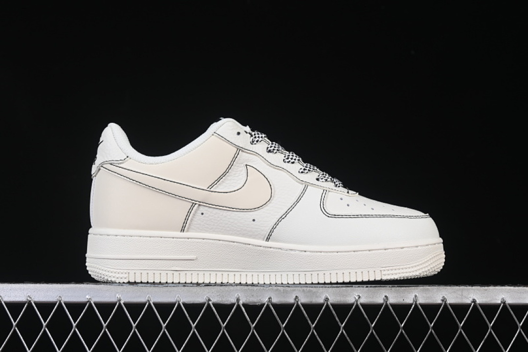 Nike [CS5288-032]-[AIR FORCE 1 07 LOW WHITE/BLACK/BEIGE]-[WOMAN:36-39]-[MAN:40-45] - Image 2