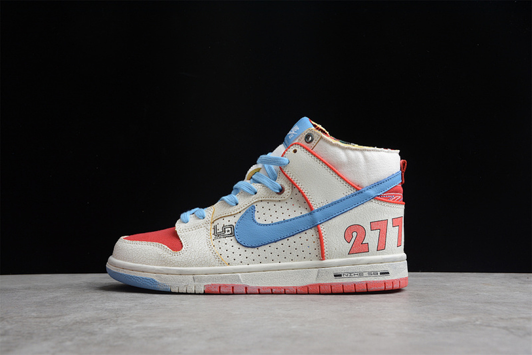 Unbranded [DH7683-100]-[ISHOD WAIR X MAGNUS WALKER DUNK HIGH PRO SB URBAN OUTLAW WHITE/BLUE/RED], photo 1