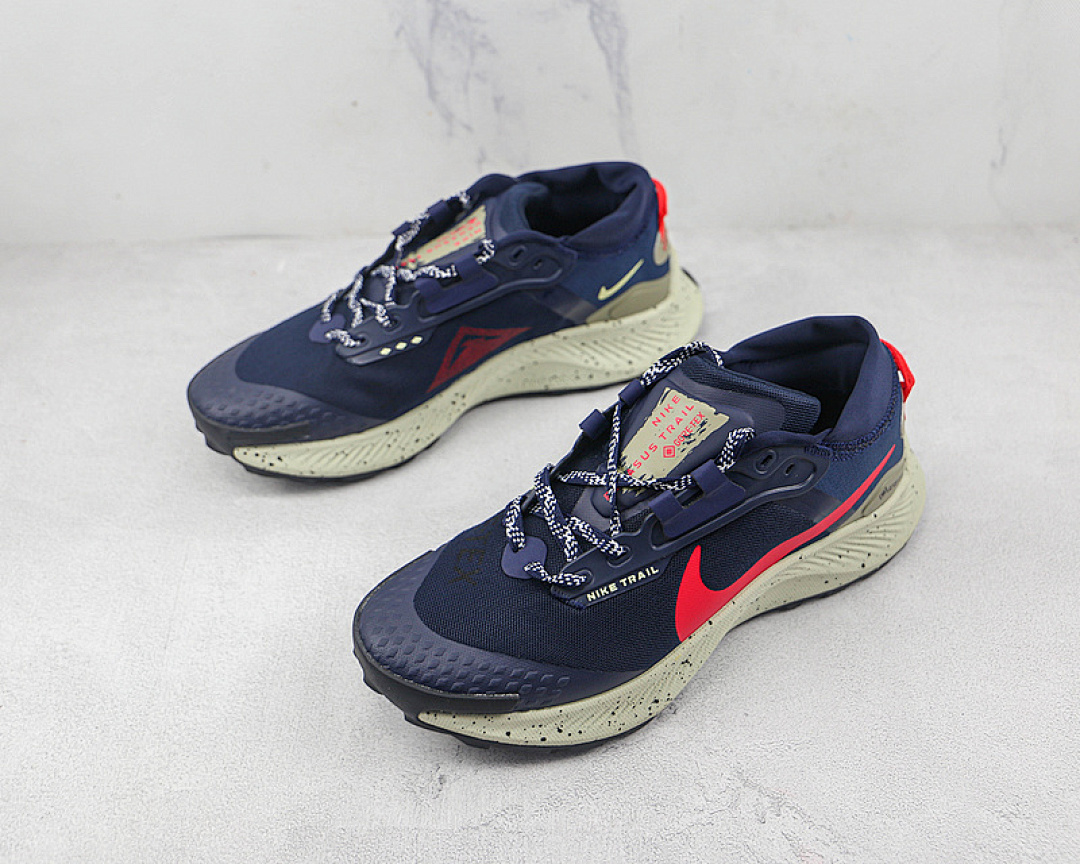 Nike [DC8793-401]-[AIR PEGASUS TRAIL 3 NAVY BLUE/BEIGE/RED]-[WOMAN:36-39]-[MAN:40-45] - Image 4