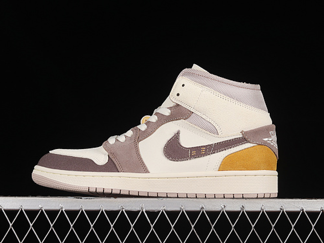 Jordan [DM9652-102]-[AIR JORDAN 1 MID SE CRAFT INSIDE OUT SAIL/TAUPE HAZE/FOSSIL STONE/CELESTIAL (GOLD]), photo 1