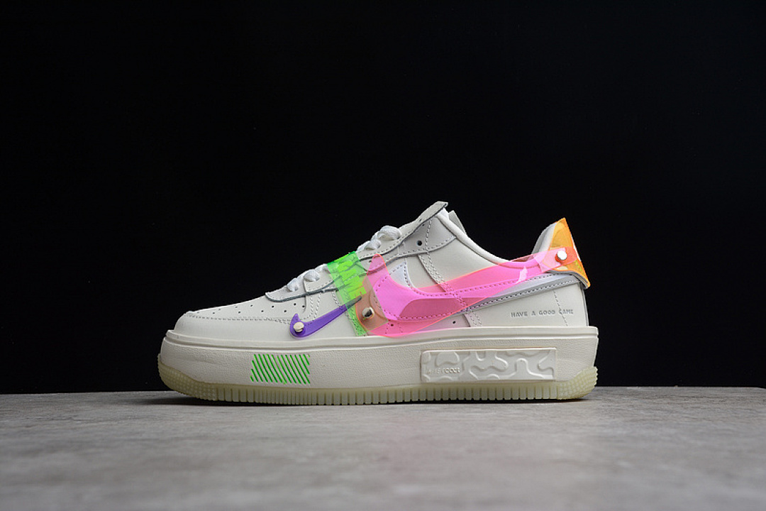 Nike Nike AIR FORCE 1 FONTANKA HAVE A GOOD GAME SAIL/SAIL/GREEN STRIKE/WHITE · DO2332-111, photo 1