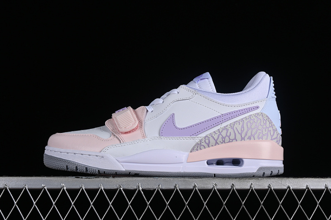 Jordan [HF0747-151]-[AIR JORDAN LEGACY AJ312 LOW WHITE/PINK/PURPLE/GREY]-[WOMAN:36-39]-[MAN:40-46], photo 1