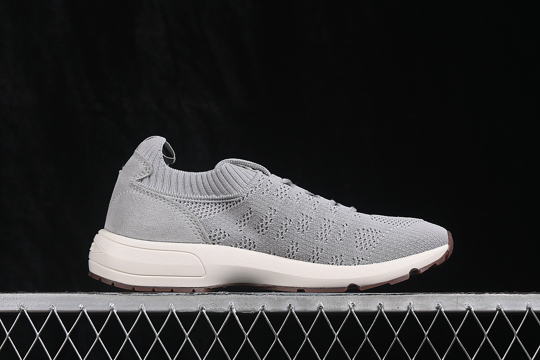 Dior [ROUND TOED LACE UP LOW TOP CASUAL LIFE SHOES LIGHT GRAY/GREY]-[MAN:40-45] - Image 14