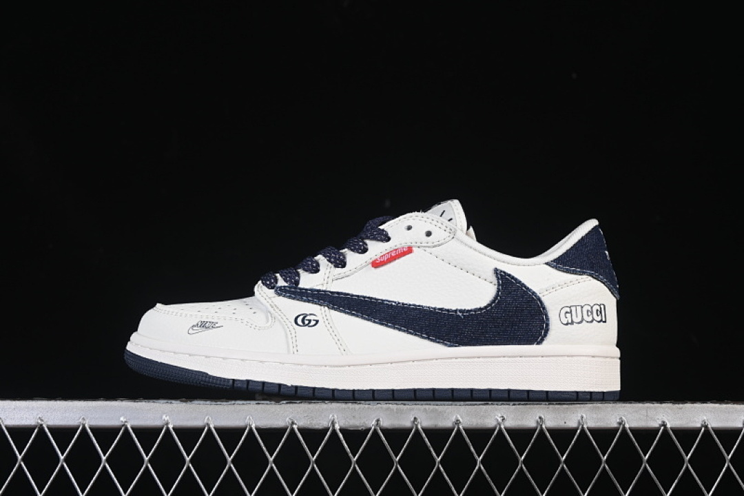Jordan [JW1188-148]-[TRAVIS SCOTT X AIR JORDAN 1 LOW OG SP AJ1 WHITE/BLACK]-[WOMAN:36-39]-[MAN:40-45], photo 1
